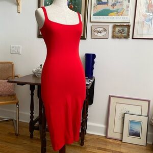 American Apparel bodycon dress red